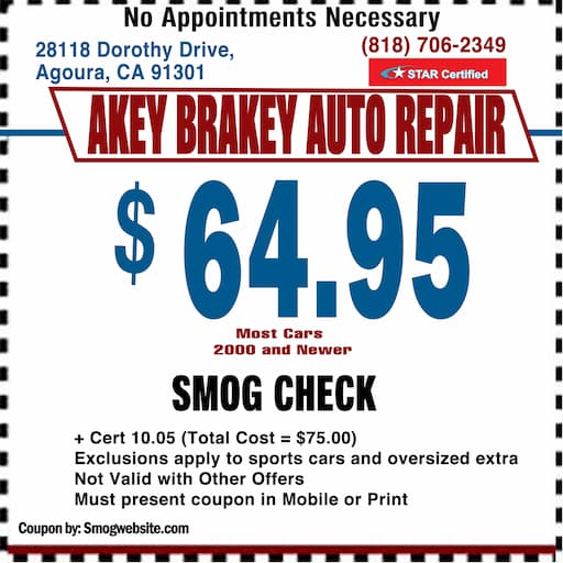 Smog Check Coupon Agoura Hills