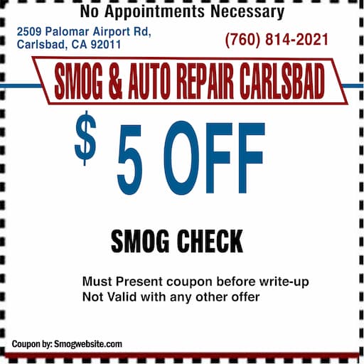 Smog Check Coupon Carlsbad Smog Check Coupon Carlsbad