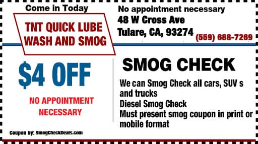 Smog-Coupon Tnt Quick Lube